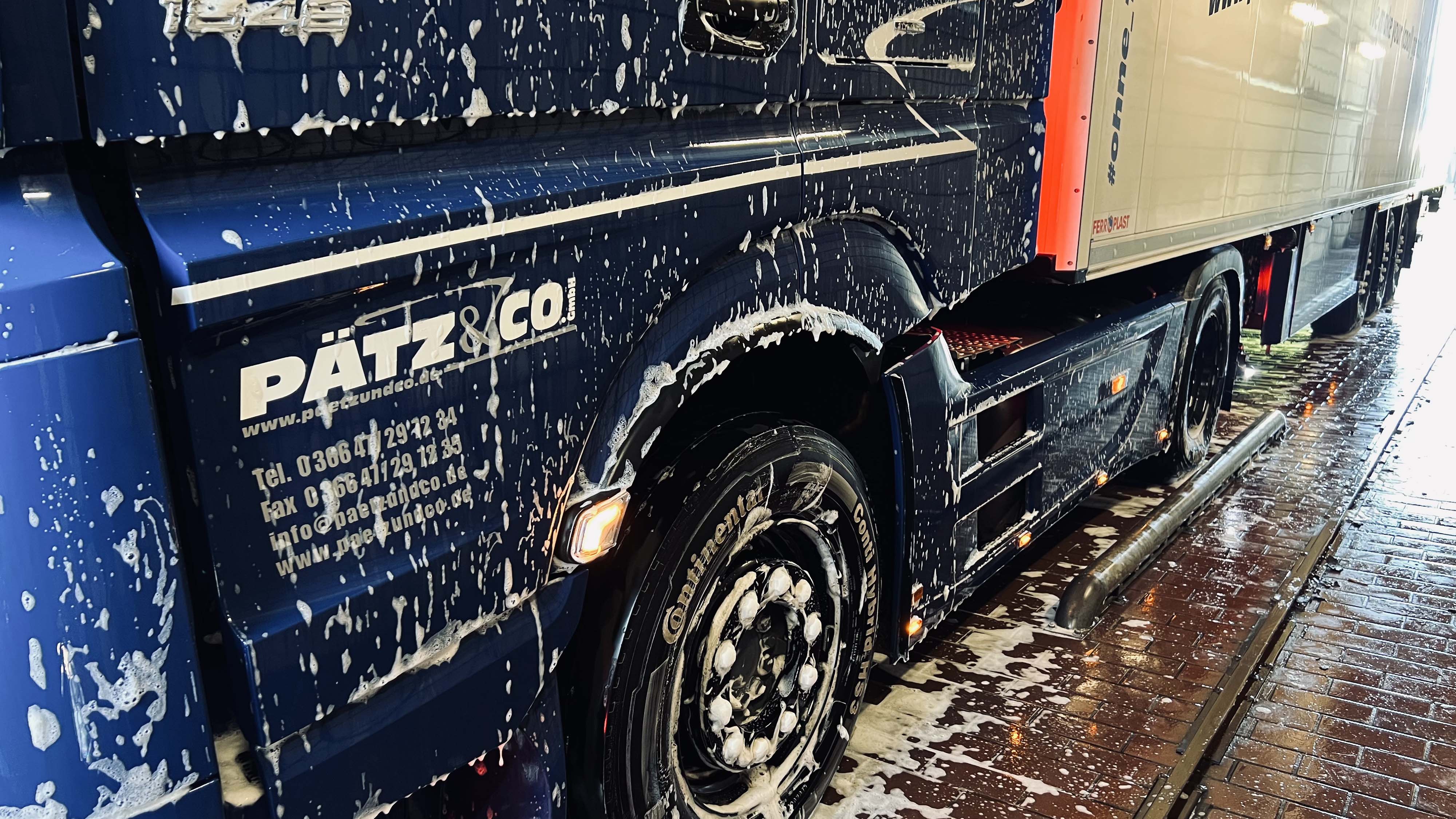 NFZ-Waschanlage TP Truck & Trailerprofis Hof